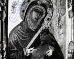 Italokritski majstor: Bogorodica sa Hristom (Mlekopitateljica) prva pol. XVI v, tempera na dasci, 24,5 X 21 X 1,5 cm